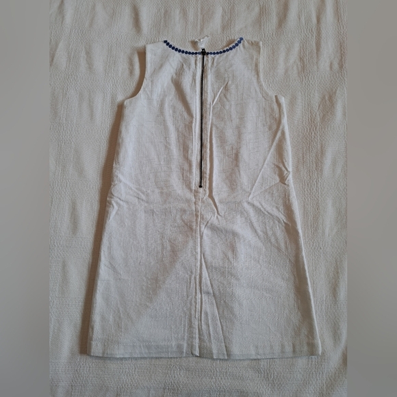 Vineyard Vines girls size 6 white shift,  embroidery at the pockets lined NWOT - Picture 6 of 6